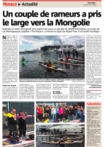 article the route monaco matin